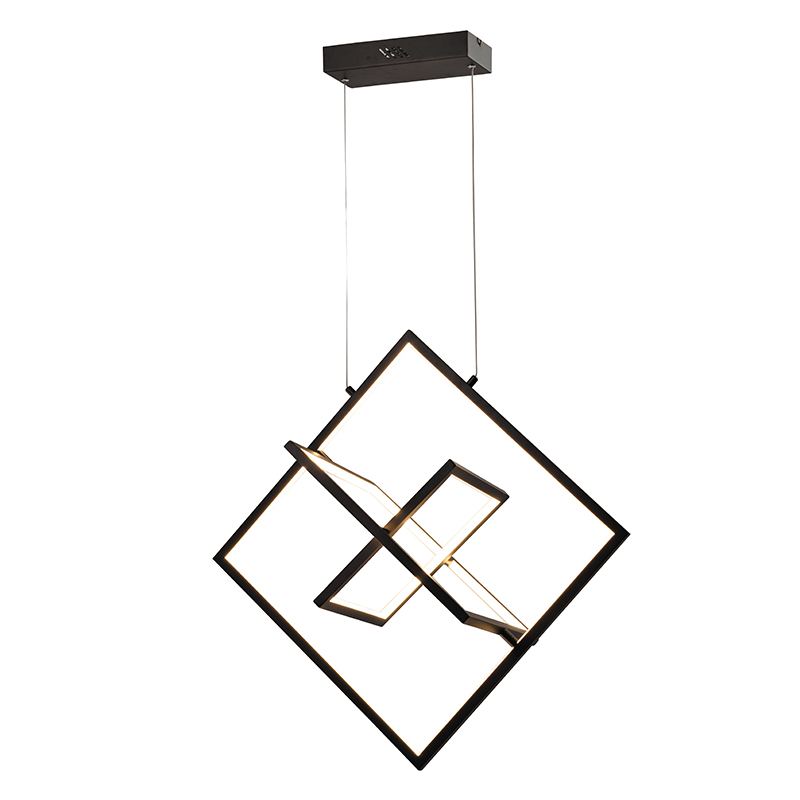33W LED Aluminum Square Shape Hanging Pendant Lights
