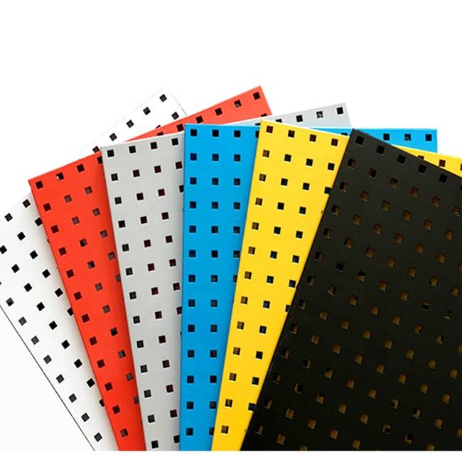 Steel Panel And Hanger for Garage Storage Utility Hooks Wall Mount Pegboard Hanging Board Hook for Kitchen Tool Cabinets