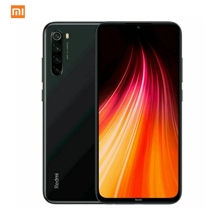 Глобальный официальных версий Xiaomi Redmi Note 8 смартфонов 48MP камера с возможностью съемки видео 4 Гб + 64 Гб мобильные телефоны