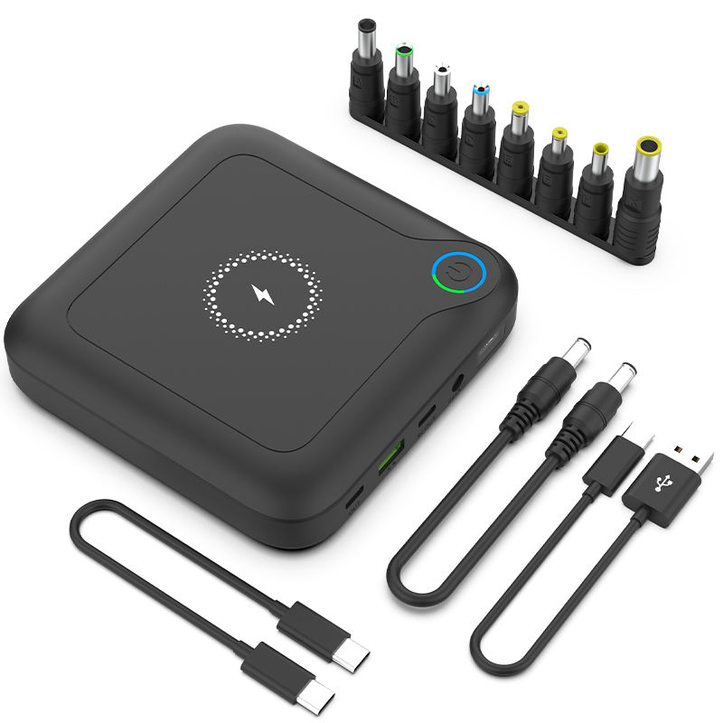 Портативное зарядное устройство DC USB C 5 В, 9 В, 16 В, 12 В, 15 В, 19 в, 20 В, 24 В, 1 А, 2 А, 3 А, 4 а, 5 А, портативное зарядное устройство QC3.0 Type C PD для ноутбука, 45 Вт, 60 Вт, 20000 мАч, 250000 мАч