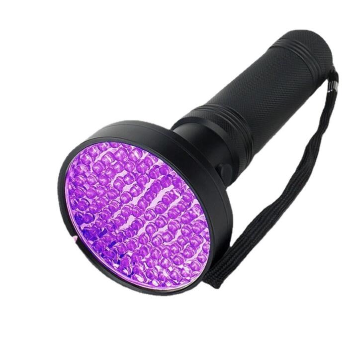 100 led uv flashlight scorpion torch blacklight portable Torch ultra violet Flashlights Money Detector for Dog Urine Bed Bug