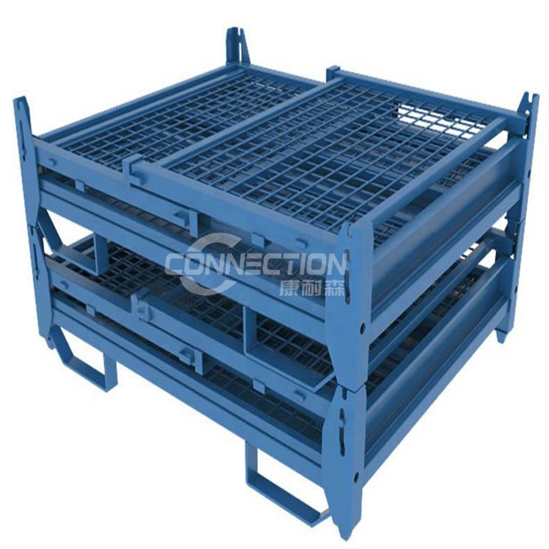 Heavy Duty Stacking Steel Box Storage and Transport Steel Cage Container