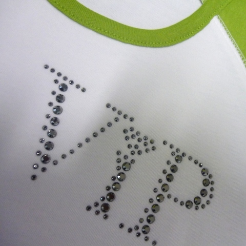 Rhinestones Apply Personalized Logo Design Service Clothing