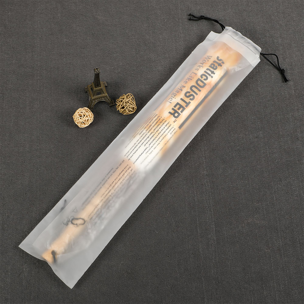 Toothbrush waterproof and dustproof transparent drawstring bag for travel packaging