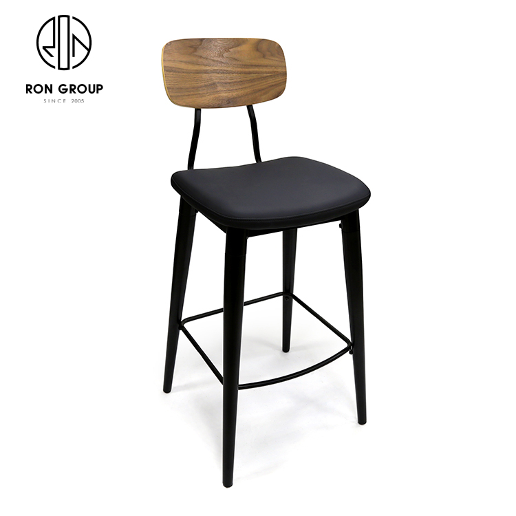 Vintage bar pub cafe used furniture iron high bar stool cafe bar chair
