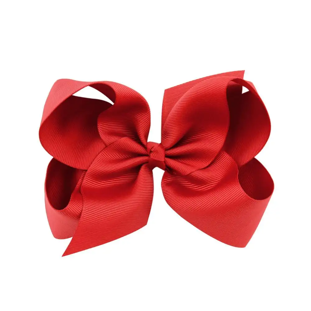 Manufacture Classic oversized grosgrain hair bows with alligator clip