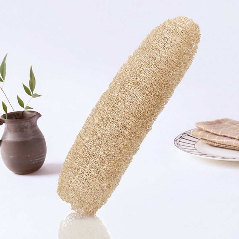 Lufa Loofa Luffa биоразлагаемая целлюлозная губка для ванны, отшелушивающий скребок для тела, душевая полностью натуральная люфа