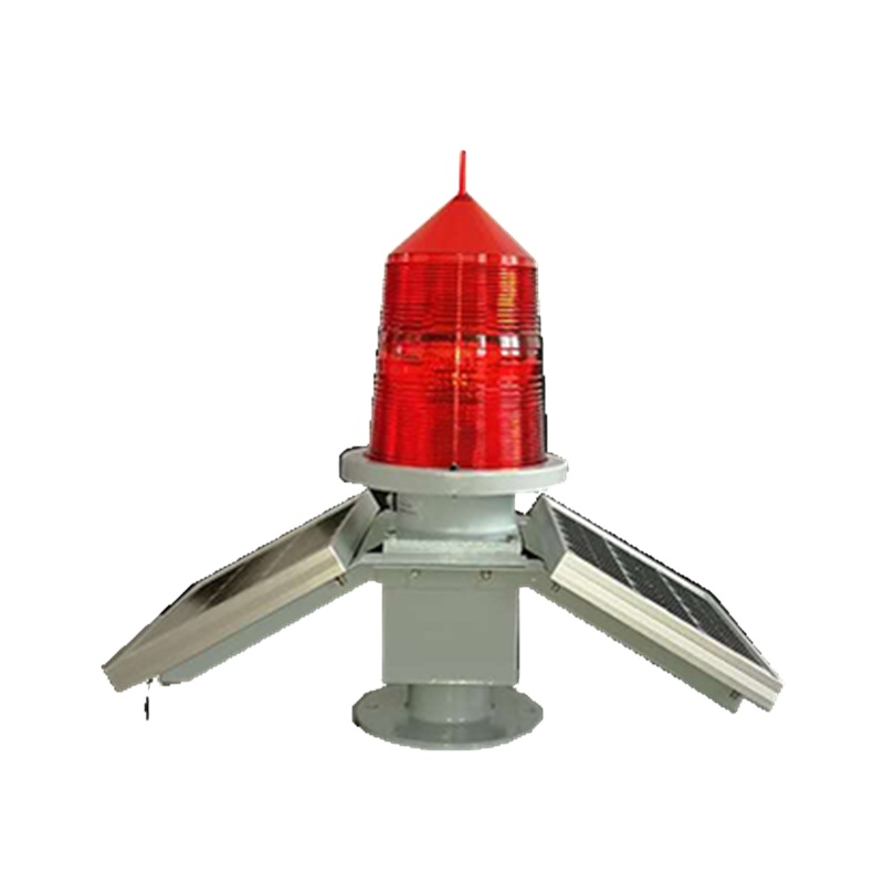 Solar Powered Led Aviation Obstruction Lamp