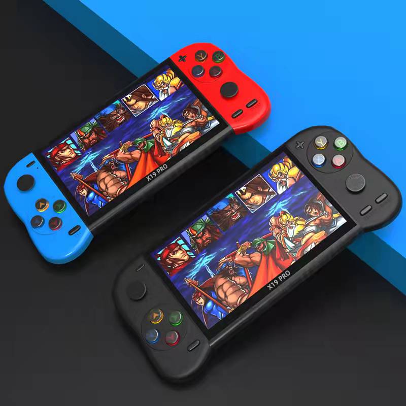 Оптовая продажа, X19 pro портативная игровая консоль с 5,1 дюймовым HD экраном, игровой плеер
