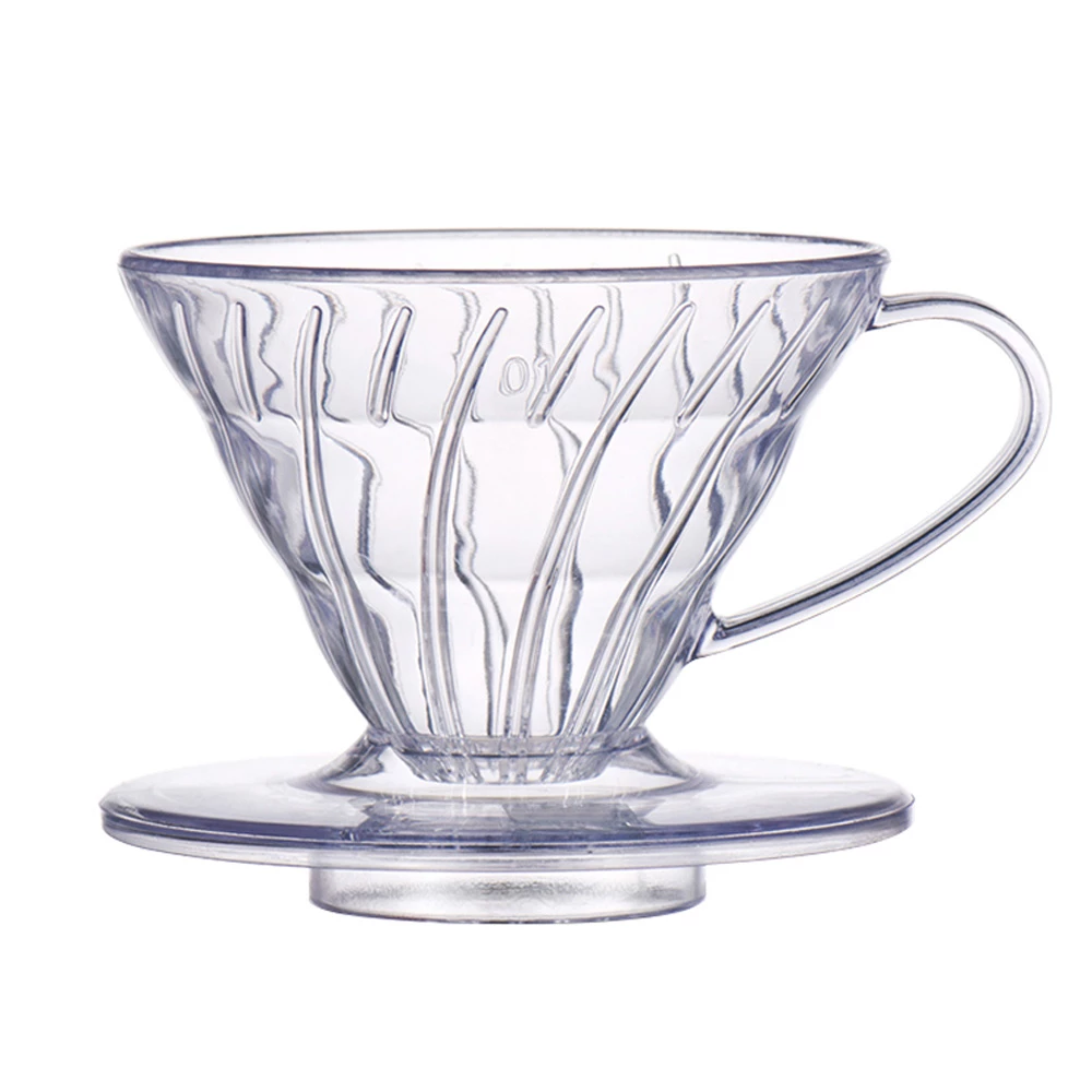 Полимерный фильтр для кофе V60 капельница для бариста для пивоварения V01 V02 кофейная Воронка фильтрующая чашка 1-4 чашки