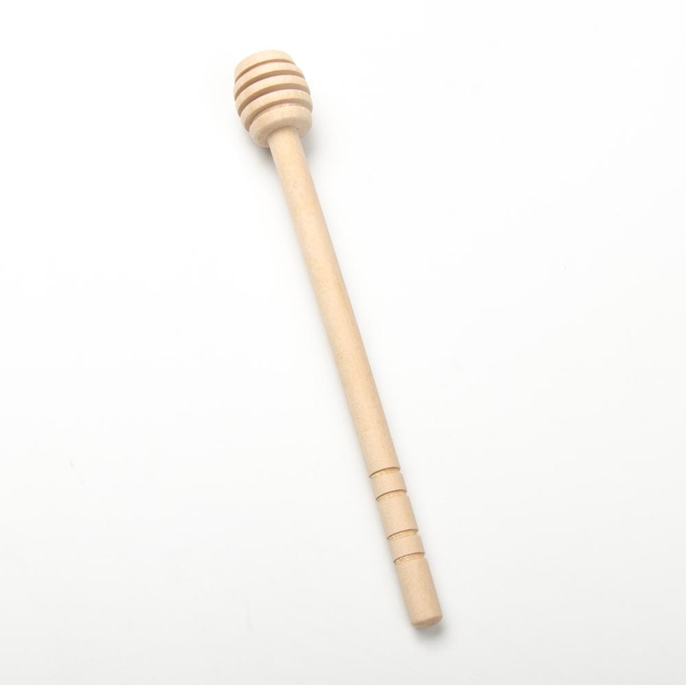 Wood Farmhouse Wooden Honey Honeycomb Stick Mini Honey Dipper Server Wooden Honey Spoon Stirrer 15cm 16cm