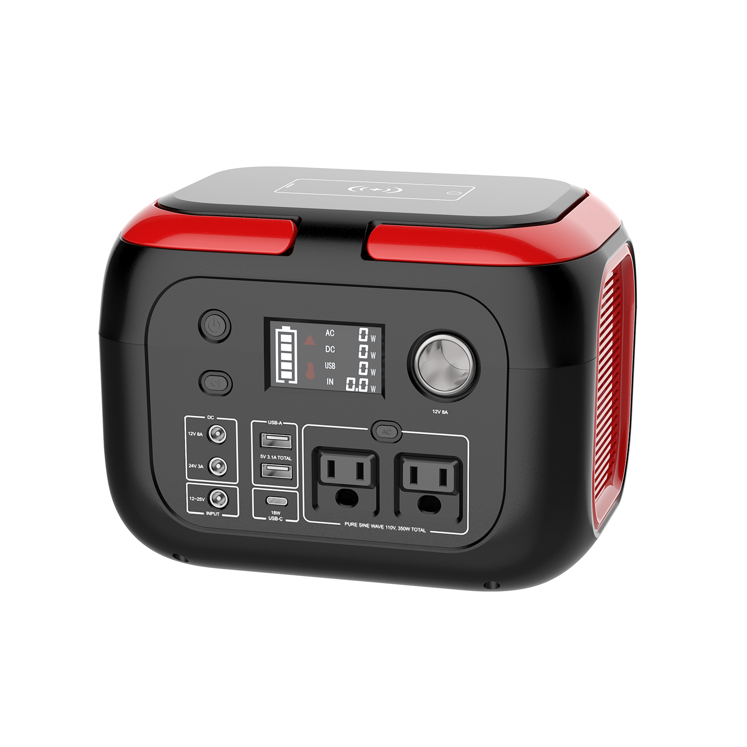 AC 110V 220V Energy Station 300w 600w 1000w 2000w Portable Solar Power Supply Outdoor Generator