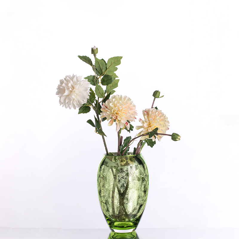 Home Glassware DELISOGA Home Glassware Vintage Color Cheap Modern Glass Vase