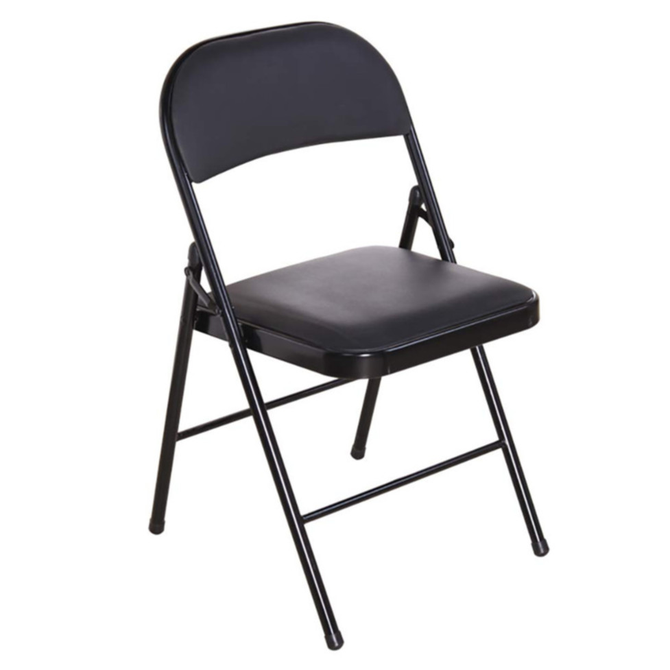 Modern camping metal frame garden furniture portable padded folding chair