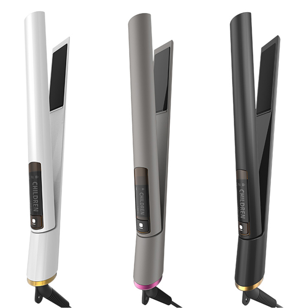 2019 Amazon best Продавец Профессиональный 2 в 1 керамический Турмалин ионные волосы Flat Iron паровой выпрямитель для волос