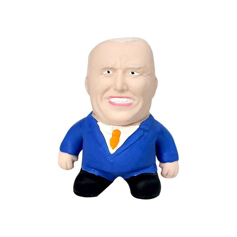 New Design Eco Friendly Rubber Action Figure Creative Bobble Head Dolls Sandy Squishy Toy TPR+Sand Stretch Stress Relief Toys