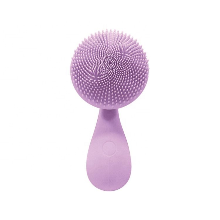 Unice Mini Face Waterproof Sonic Facial Cleansing Brush Massager Spa 2021 Silicone Electric Facial Cleaning Brush Private Label