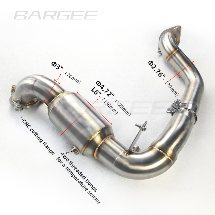 Выхлопная труба для Mercedes-Benz W177 A35 a45 2020UP 2,0 T