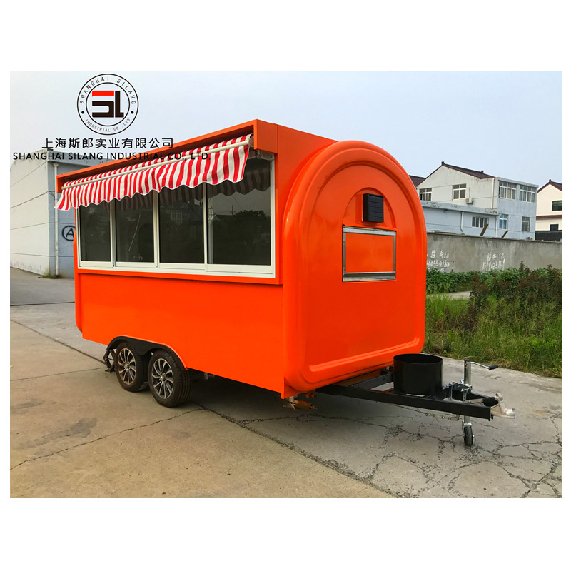 Shanghai factory рекомендовано 12,5 футов Мобильная тележка для пищевых продуктов и трейлер для пиццы