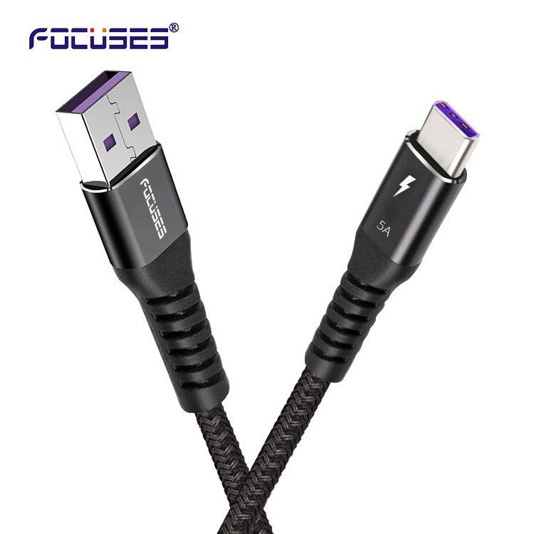 5А Тип C супер быстрая зарядка USB кабель для Samsung для Huawei Xiaomi Oppo Vivo