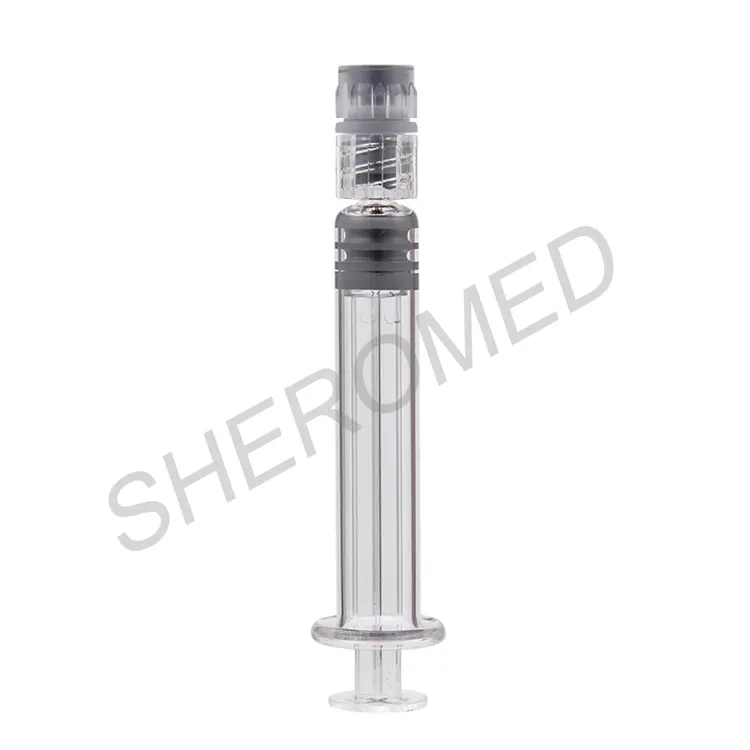 Hot Selling Good Quality Disposable Injection Syringe Medical Glass Syringe