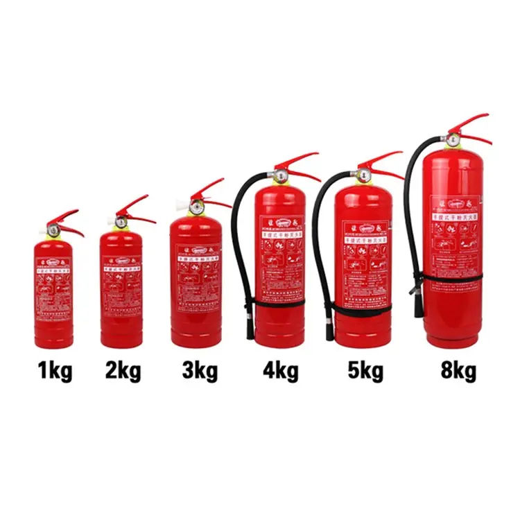 Factory Sale 1Kg  ABC Fire Extinguisher Car Used 1 KG Dry Powder Fire Extinguisher