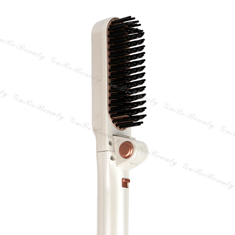 Gubebeauty AMZ горячий инфракрасный выпрямитель для волос DIY Профессиональная щетка для выпрямления волос для домашнего использования с FCC & CE