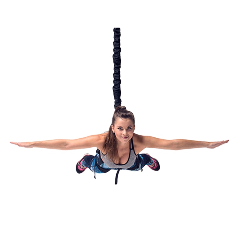 Aerial Yoga Vitality Belt For Body Building And Shaping Indoor Sporting Bungee Rope Stretch Flying Dancing