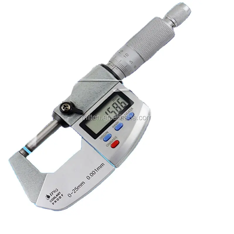 0-25mm 0.001mm IP65 water proof digital micrometer outside micrometer