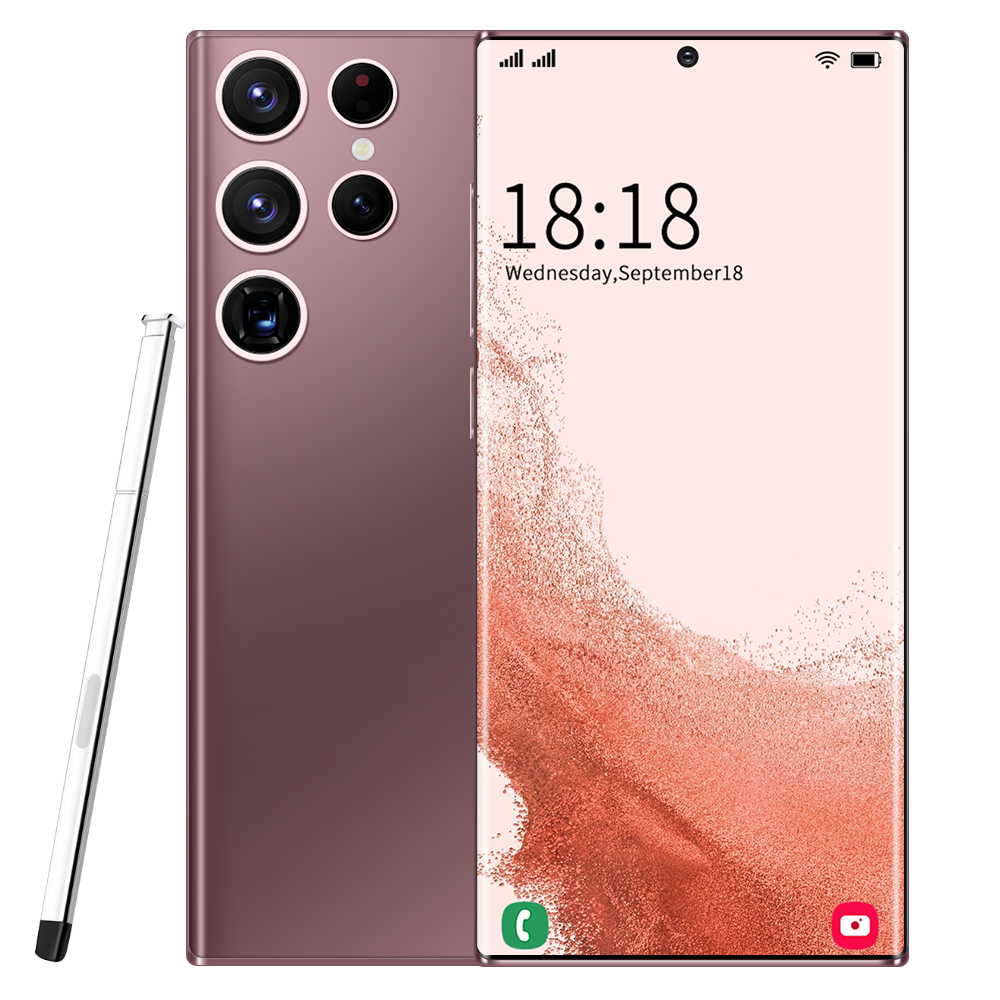 Новый S22 ультра 5g телефон 7,3 дюймов 16 ГБ + 1 ТБ Android смартфон Android 12,0 мобильные телефоны