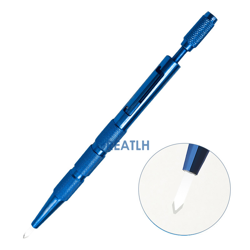 Sapphire Lancet Blade Veterinary Ophthalmic Knife Eye Tools Ophthalmic Eye Instrument