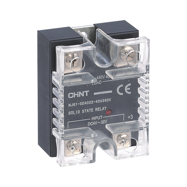 CHINT NJG1 10A 25A 40A DA three-phase solid state relay 4-32V DC control 48-440V AC solid state relay