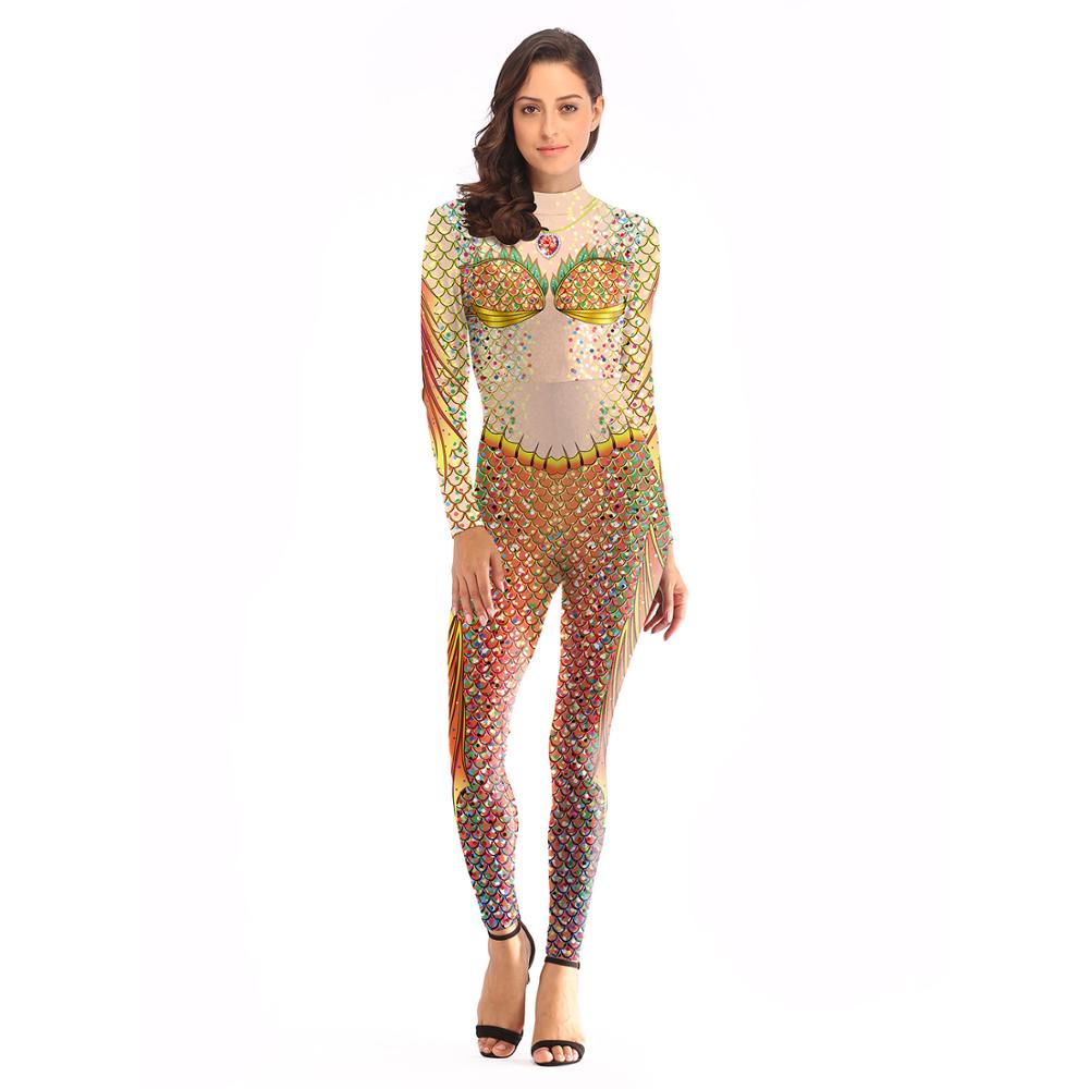 Сексуальные женщины печати Костюмы Tight Bodysuit принять OEM/ODM N37-10
