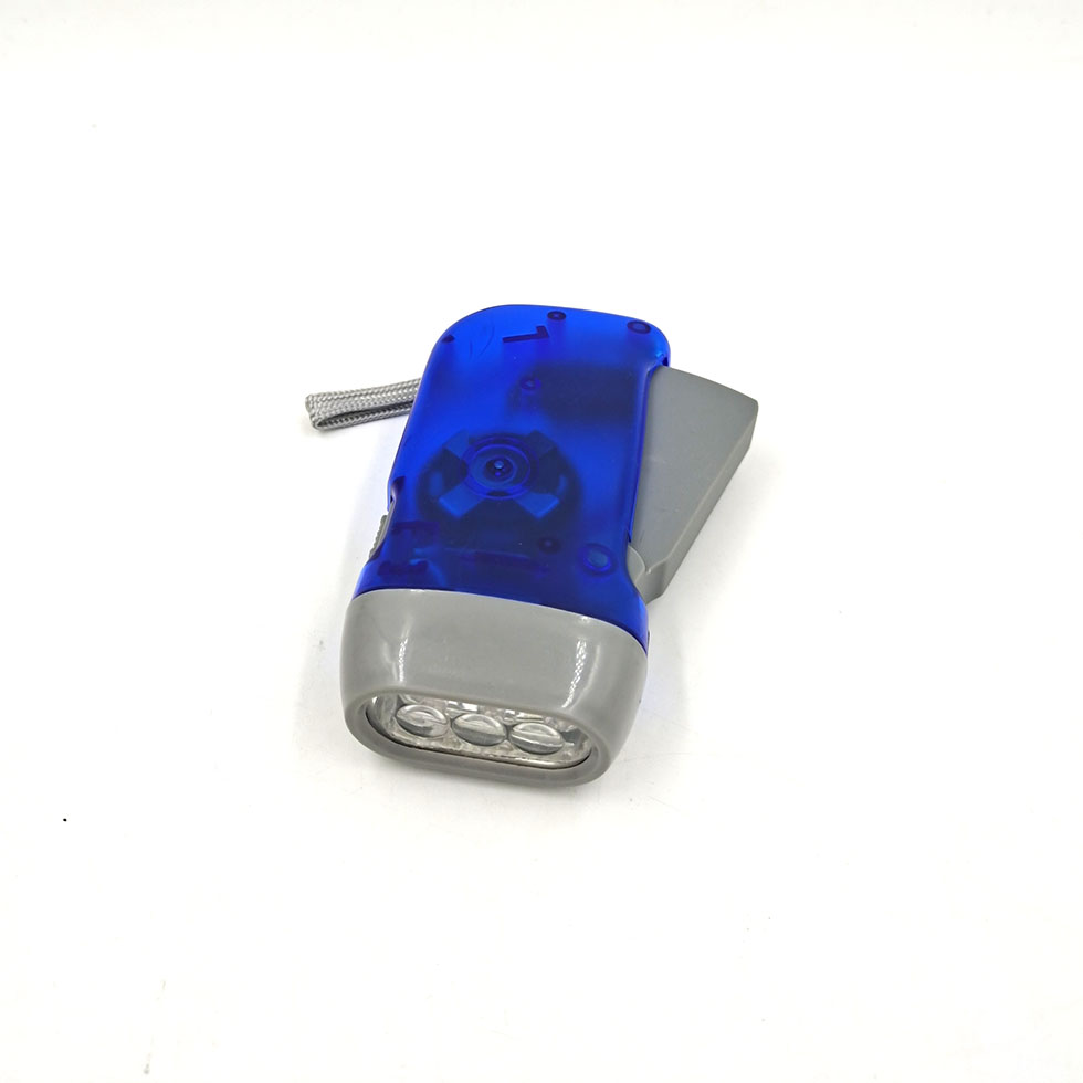 Аварийный многоцелевой на открытом воздухе перезаряжаемый LED налобный фонарь на 3 светодиодах ручного нажатия фонарик Динамо