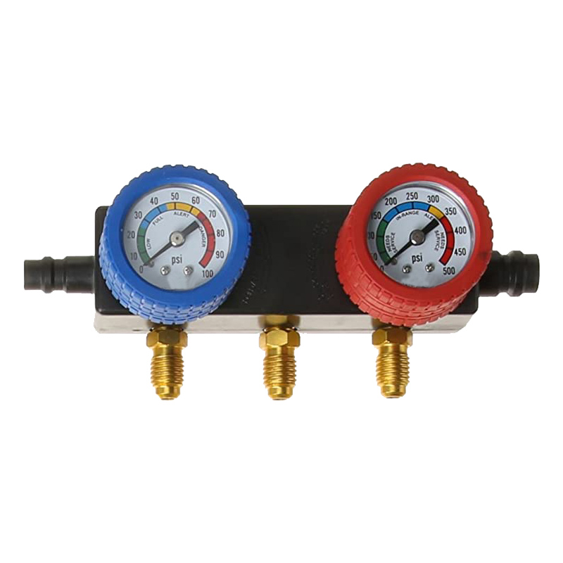 R410a Air Conditioning Refrigeration Manifold Gauge With 36" Hose Long