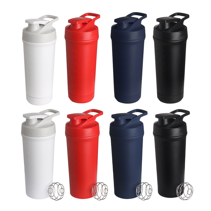 Wholesale Personalised Shakers Protein New Design Eco Friendly Metal Stainless Steel Gym Protein Shaker with Custom Logo