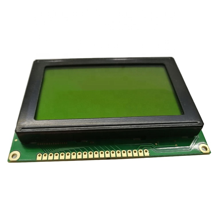 12864 зеленый 128x64 graphic STN lcd cob модуль