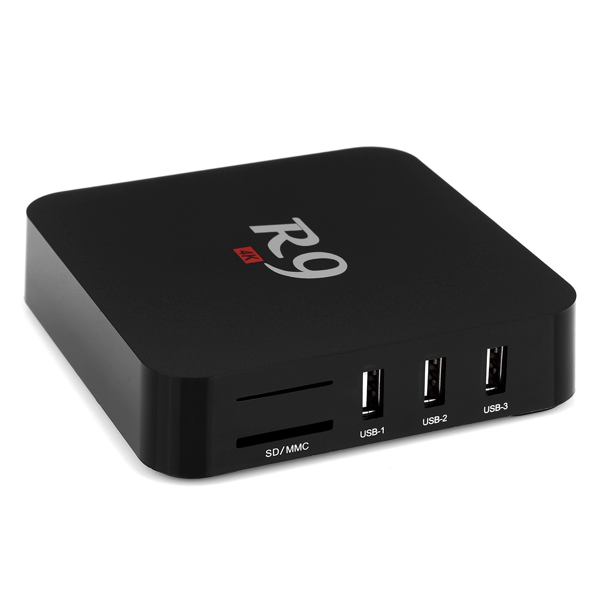 ТВ-приставка Android 8 Гб четырехъядерная 2,4G WiFi 4K BT Смарт ТВ-приставка поддержка видеоигр LAN 100M