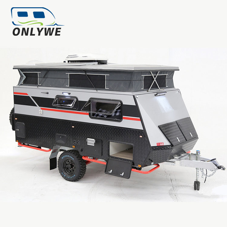 Onlywe camper trailer travel rvs caravan hot sale off road camping trailers