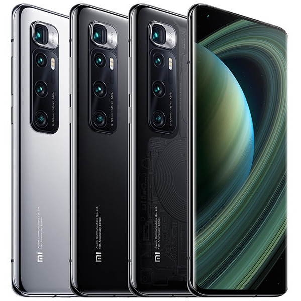 Оригинальный смартфон Mi 10 Ultra, 5G, 6,67 дюйма, 1080x2340 пикселей, 8/12/16 ГБ ОЗУ, 128/256/512 Гб ПЗУ, Snapdragon 865, экран 120 Гц
