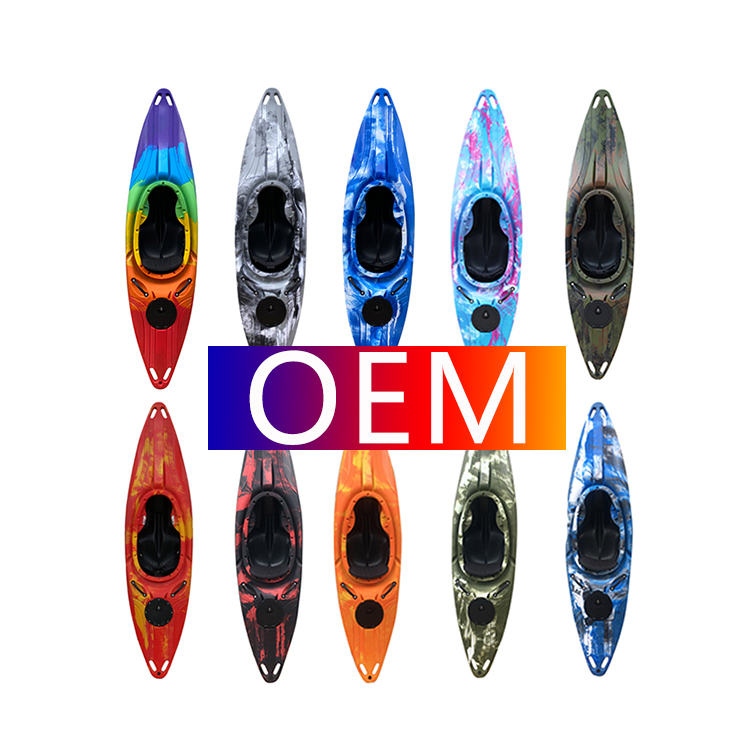 Дешевое каноэ, сидя в hdpe, качественный лежак oem, байдарка для белой воды, поло, Гоночная машина для белой воды