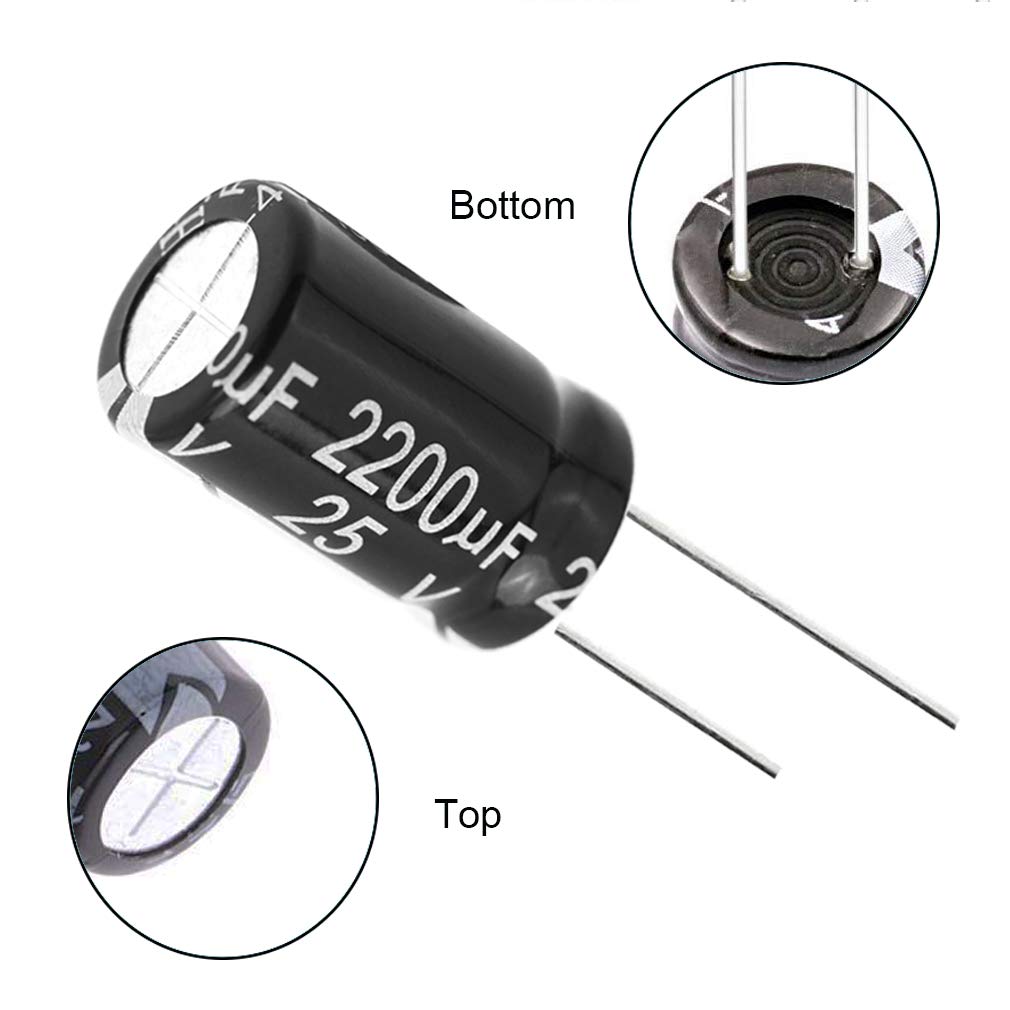 2200uf 25v radial electrolytic capacitor 2200uf 25v