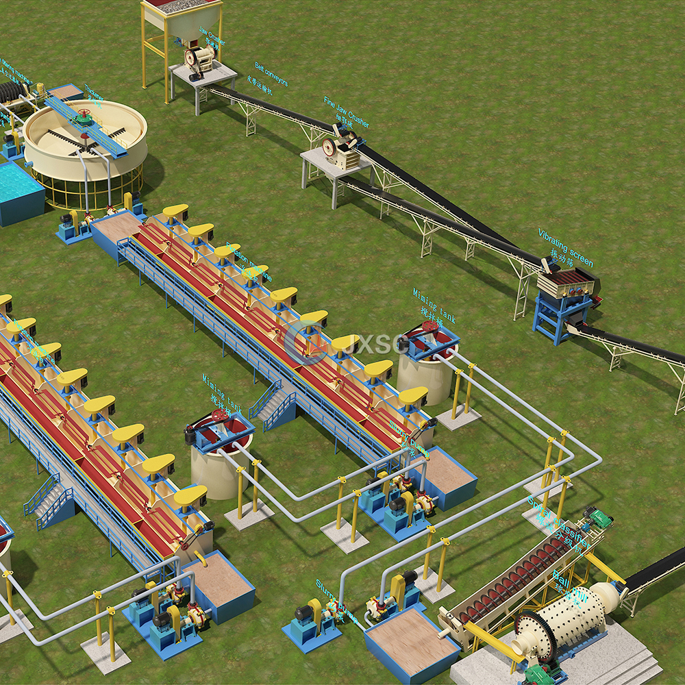 500Tpd Complete Mineral Beneficiation Mining Machinery Nickel Ore Processing Plant