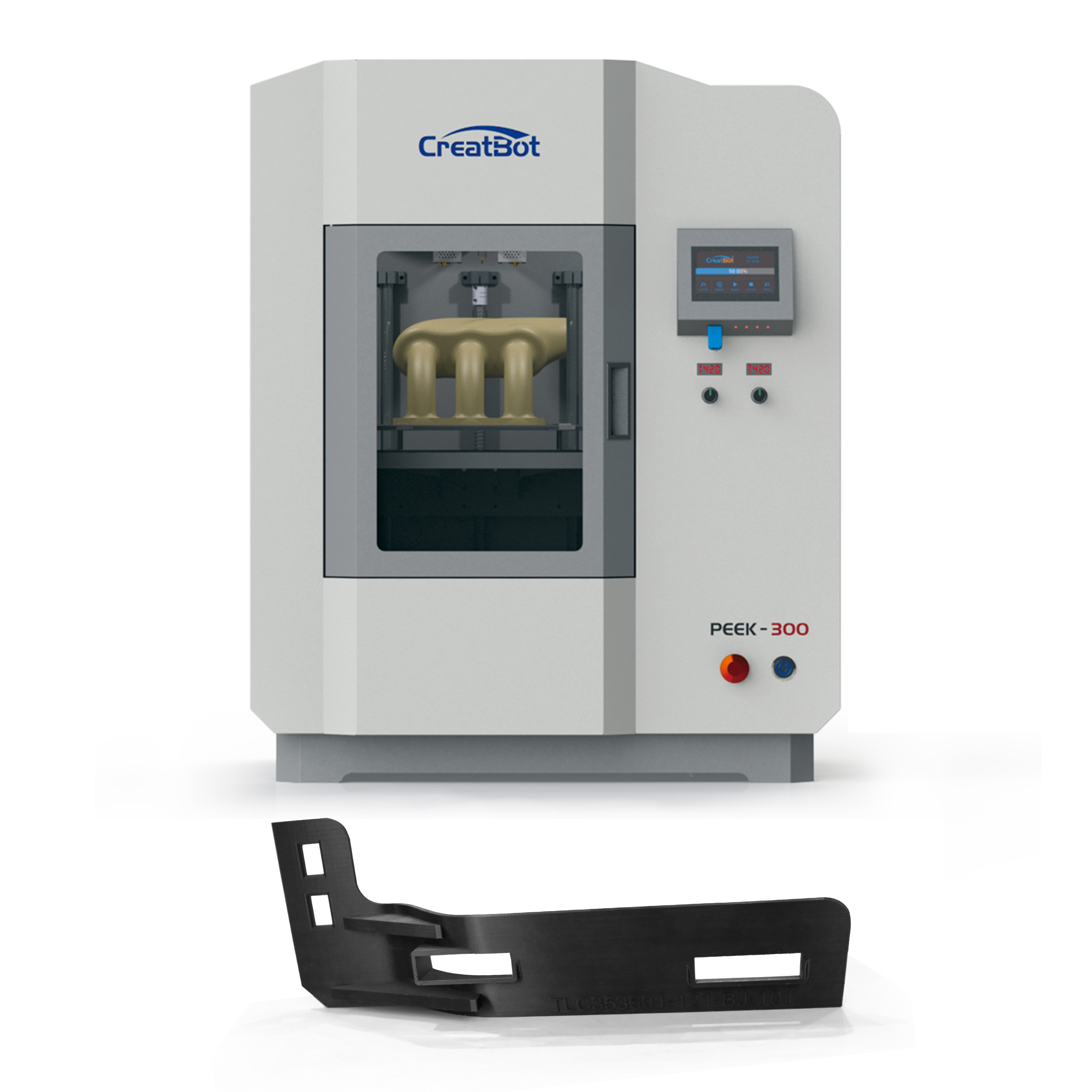 Creatbot PEEK-300 Industrial Grade 3d Printer Professional Industrial Grade Prototype Large UV Resin SLA metal 3D Printer