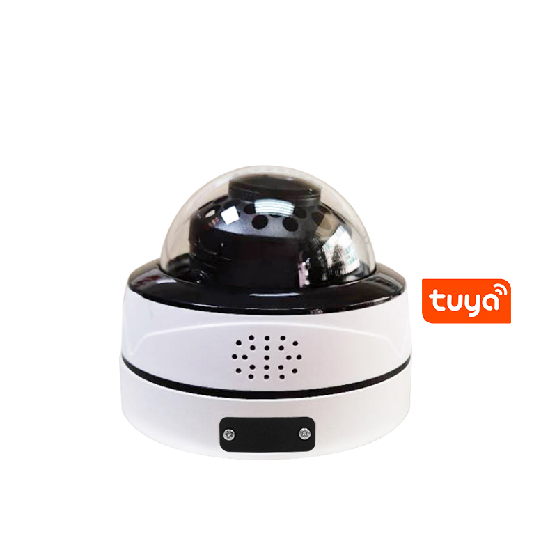 Tuya 5.0MP Антивандальная ONVIF POE IP PTZ камера ночного видения с поддержкой POE Открытый водонепроницаемый IP камера