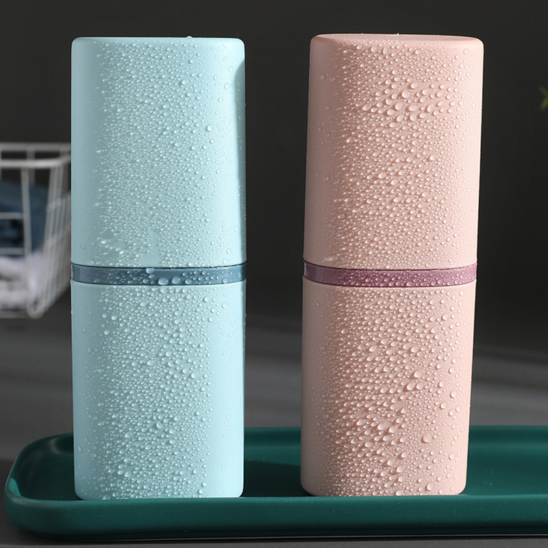 Travel portable creative simple toothbrush box tooth mug