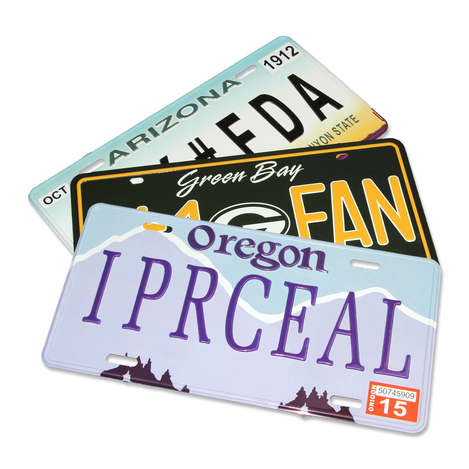 Factory Directly Supply European Holder Paper Hidden Illuminated License Plate