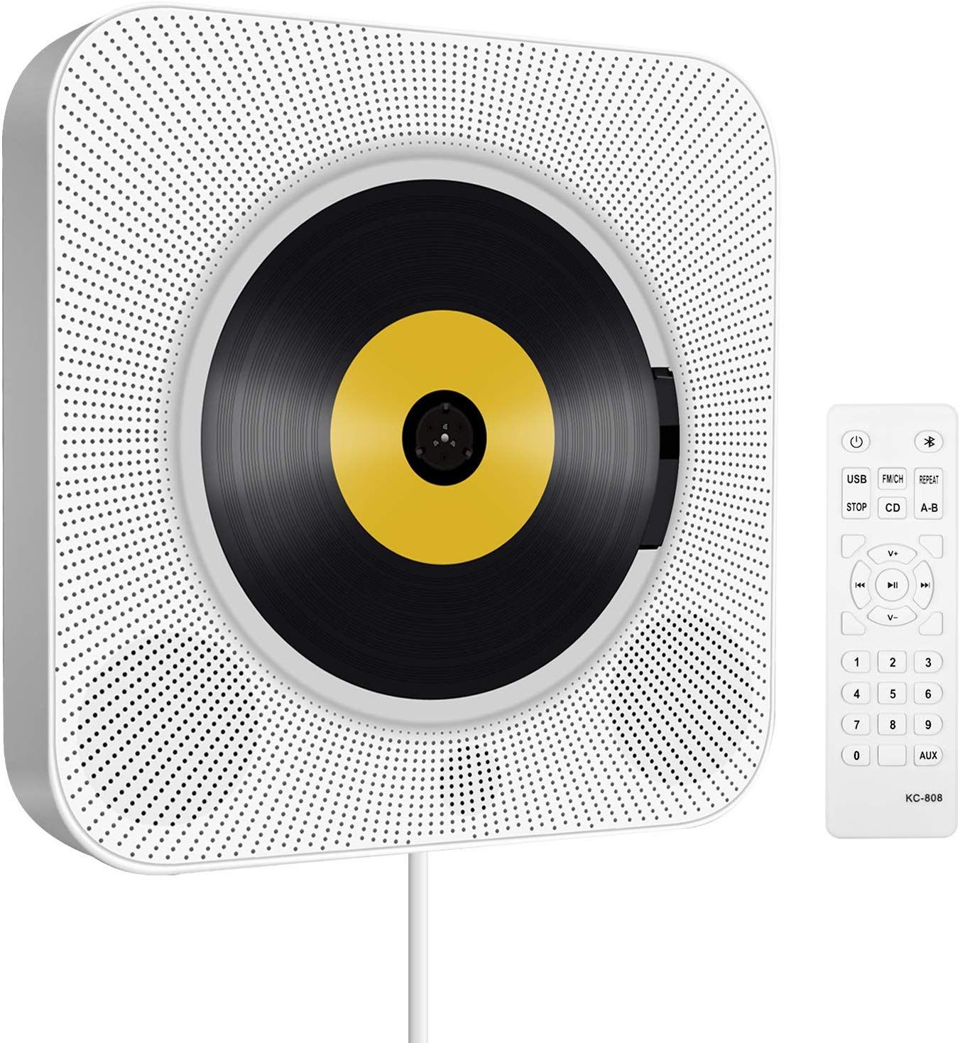 Raycue встроенный HIFI динамик настенный Bluetooth USB MP3 музыкальный плеер домашний аудио fm-радио портативный CD плеер