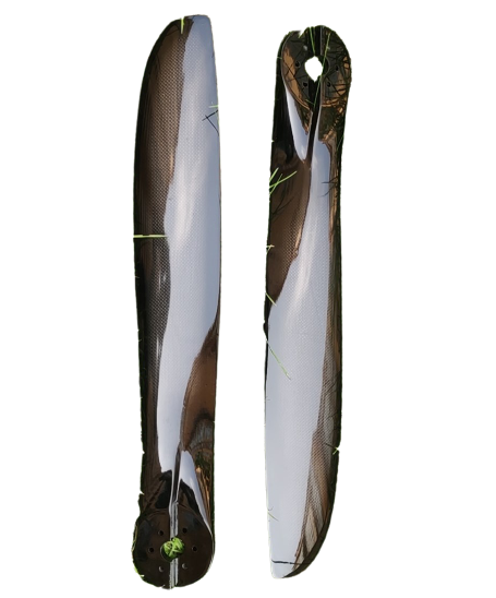 Propeller of EOS Paramotor Carbon Fiber 125cm 2-blades Powered Paraglider Propeller EN966 manufacture China