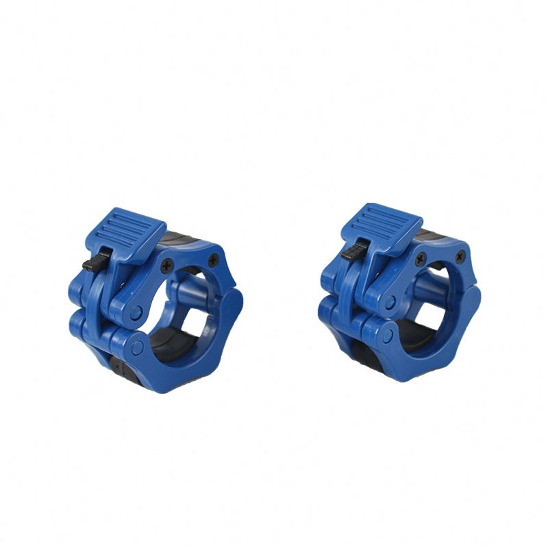 Nylon Barbell Clamps 2inch Quick Release of Locking 2" Weight Bar Plate Locks Collar Clips for Weightlifting